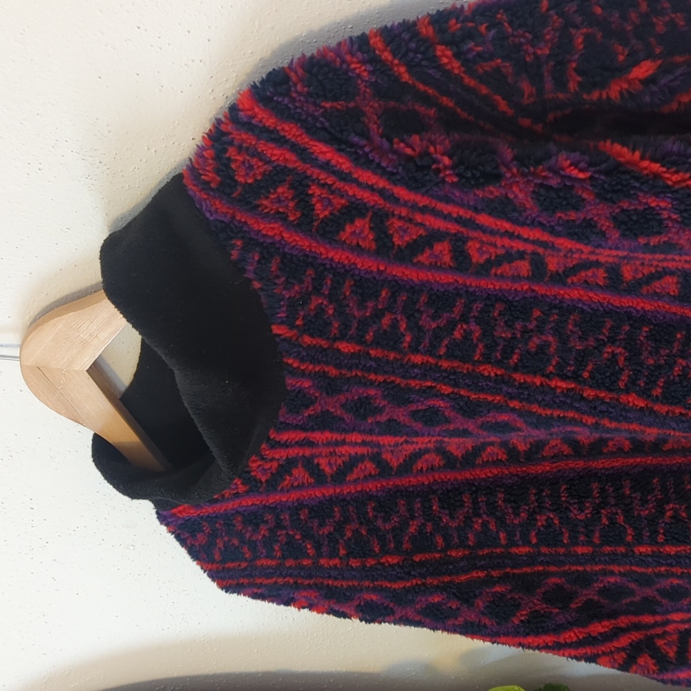 Winter Park Colorado | Cyn Bad | Vintage | Oversized Fleece Ski Sweater | XL - Picture 6 of 8